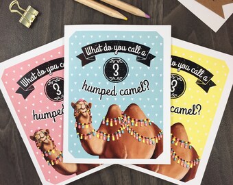Camel Pregnancy Announcement Card | Baby Announcement Card | Camel Card | Pregnancy Reveal Card | Funny Pregnancy Card | Funny Camel Card