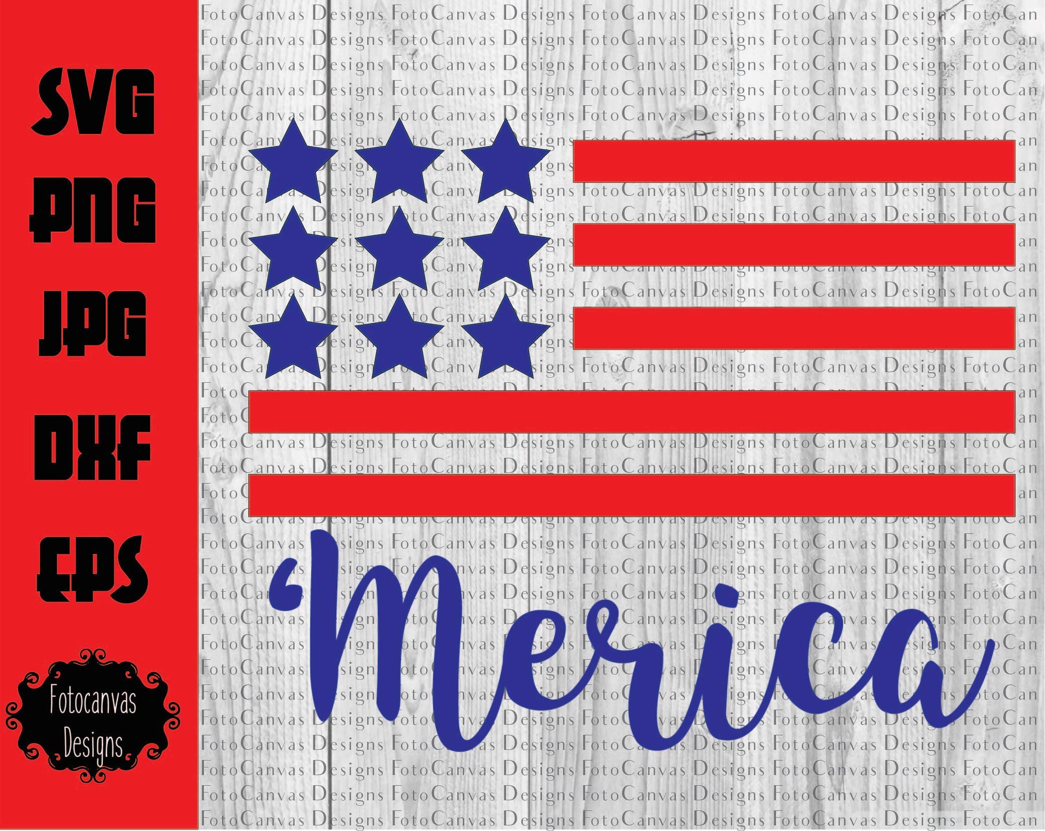 Download Independence Day SVG 'Merica SVG Red White and Blue