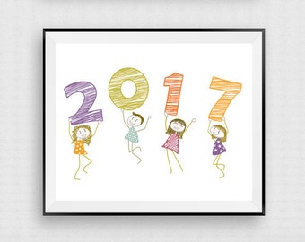 Funny new years card | Etsy
