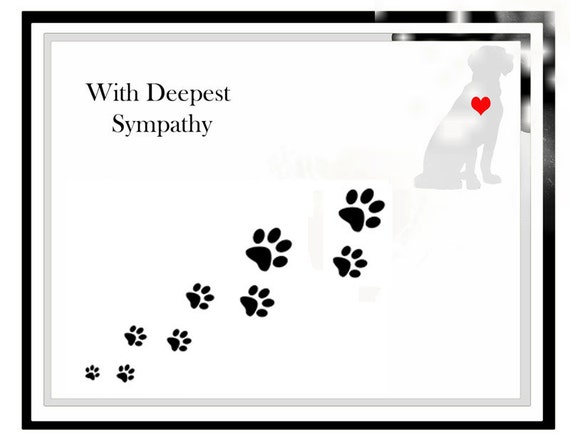 Sympathy Cards For Dogs And Cats Sympathy Cards For Dogs And Cats