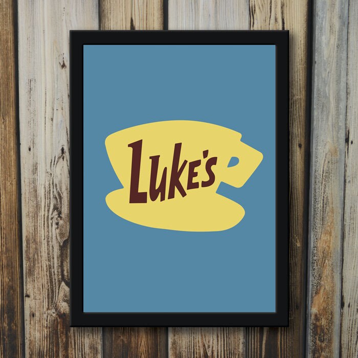 Gilmore Girls Luke's Diner Sign Printable Poster