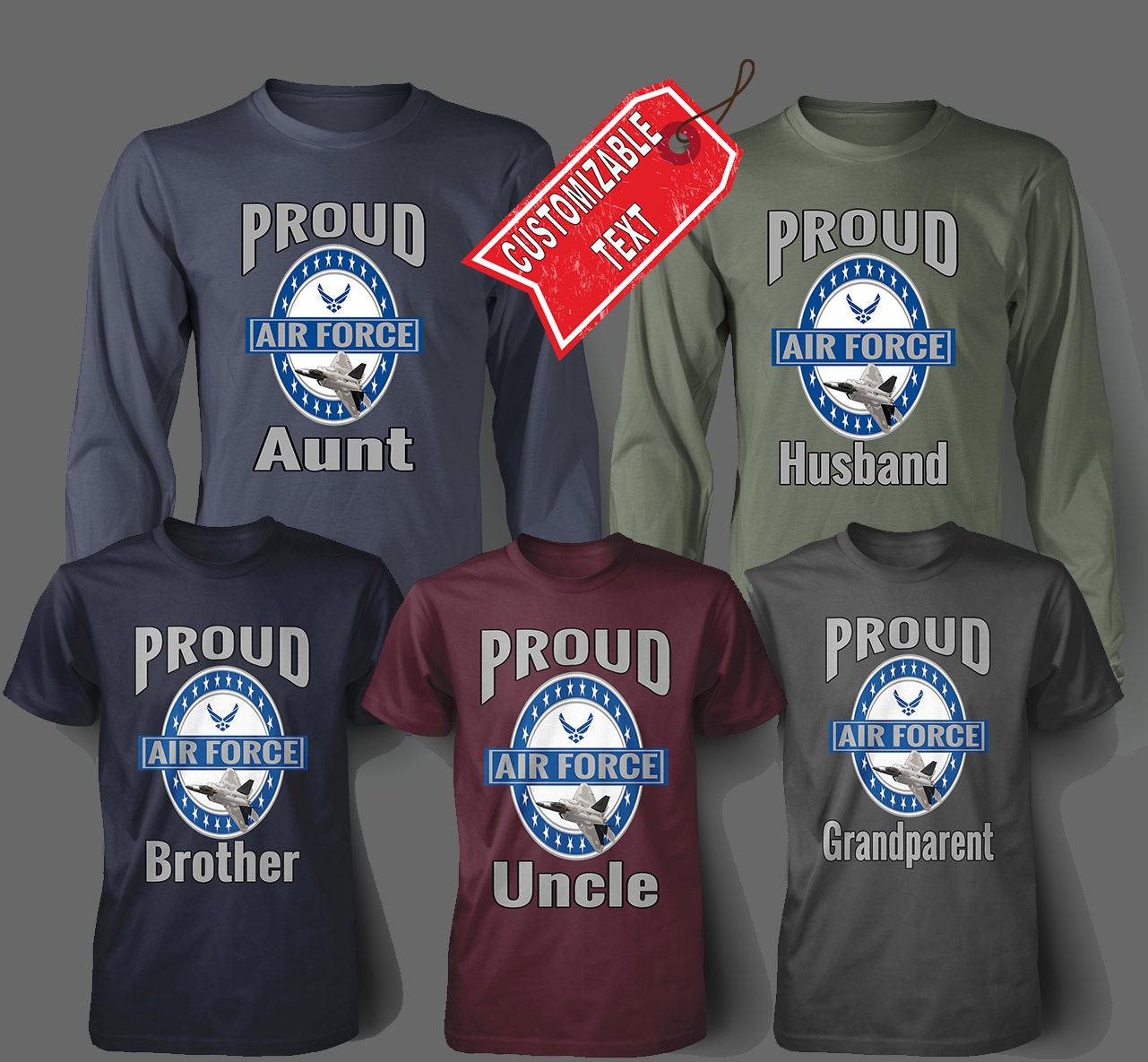 proud air force family shirts