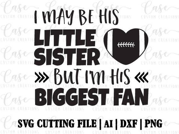 Download Football Sister SVG Cutting File ai png and dxf Instant