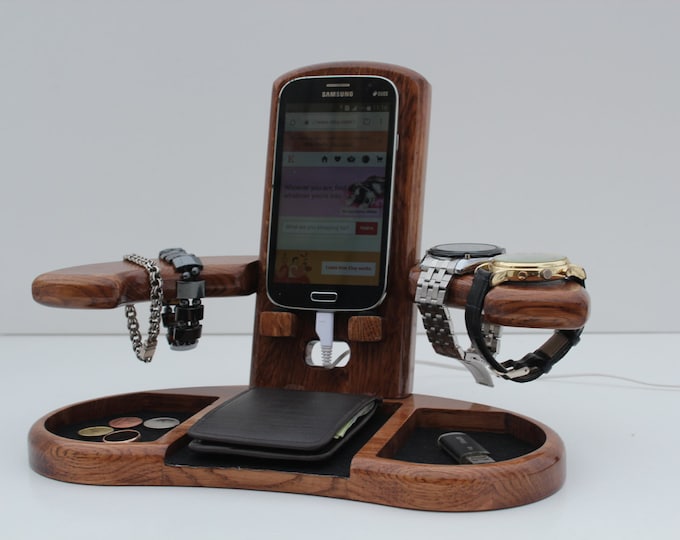Gifts for Boyfriend,Phone Docking Station,Gift for men,Fathers Day Gift,Birthday Gifts For Men,Gifts For Husband,groomsmen gift,gift for man
