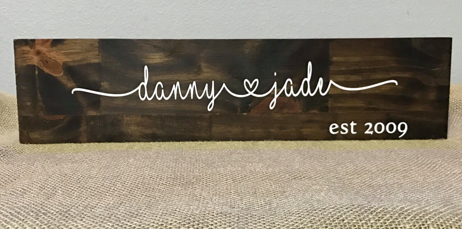 Custom rustic sign