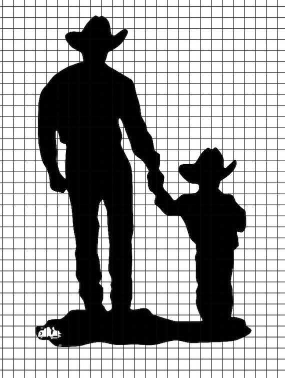 Free Free 80 Dad Walking With Son And Daughter Svg SVG PNG EPS DXF File