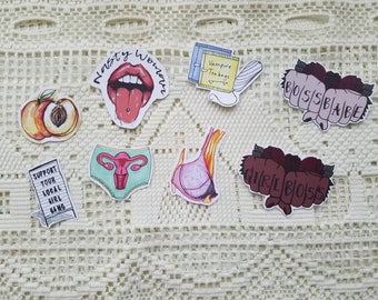 Feminist Stickers! Girl Power! Women Supporting Women!