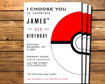 pokemon birthday – Etsy