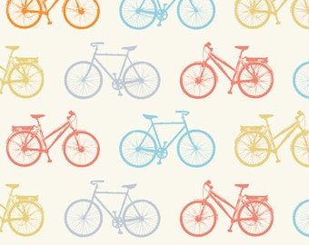 KNIT, Bike It, Just for Fun Collection, Birch Fabrics, Organic Knit Fabric, Jersey Knit