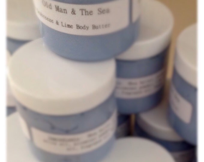 Old Man & The Sea Body Butter - Whipped Lotion, Winter Beauty, Vegan Moisturizer