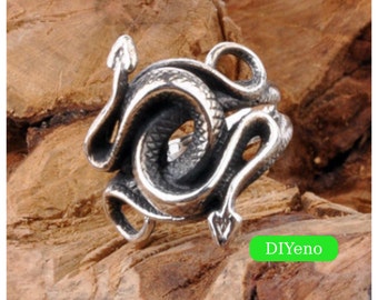 Ornella Bigiotteria: Bracciale doppio a pelle di serpente. cod 13