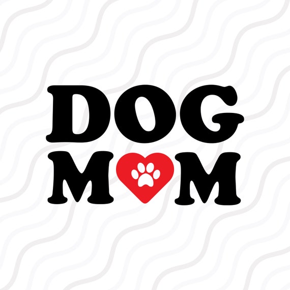 Download Items similar to Dog Mom SVG, Dog Paw Print SVG, Mom SVG ...