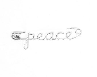 Safety Pin - Peace