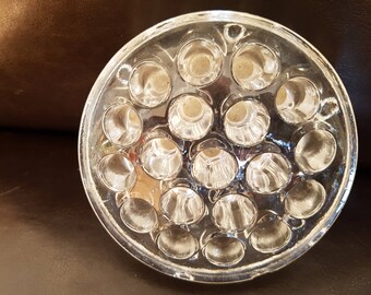 glass multi taper/candle holder