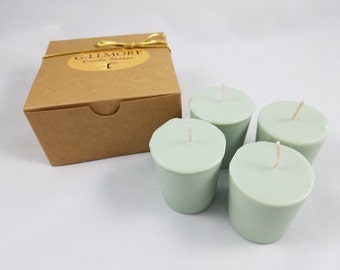 White Sage Soy Votive Candles Set of 4