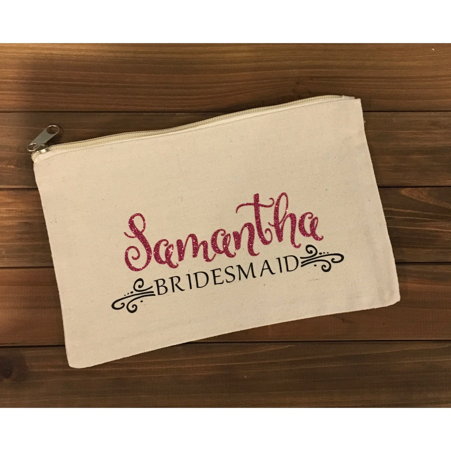 Personalized Bridesmaids Cosmetic Bags Bridal Party Gifts