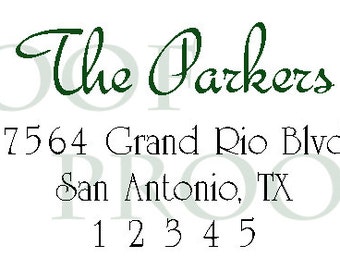 Items similar to Holiday Wrap Around Address Labels - Return Address - DIY Printable - For ...