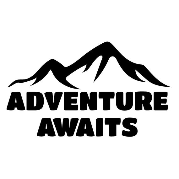 Items similar to Adventure Awaits Vinyl Decal on Etsy