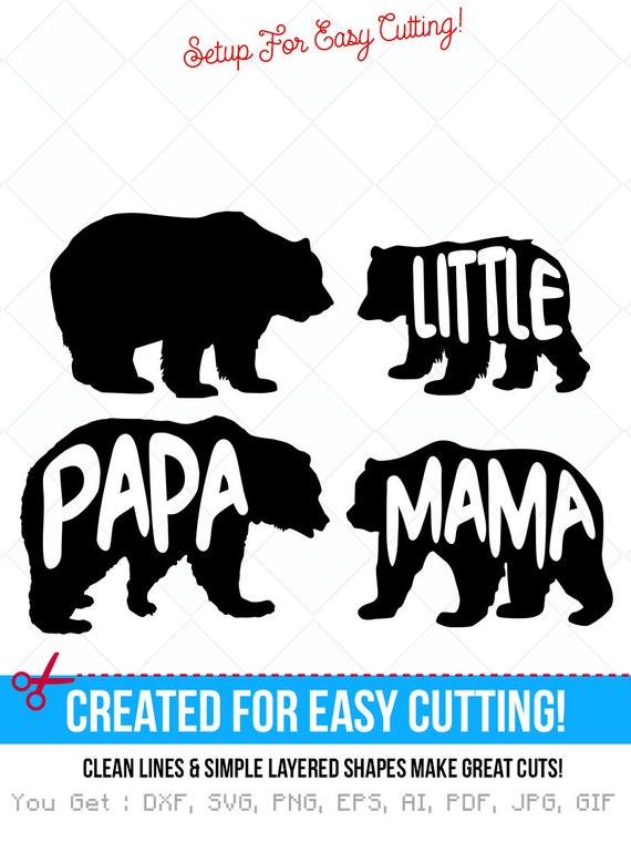 Free Free 268 Mama Bear Papa Bear Baby Bear Svg SVG PNG EPS DXF File