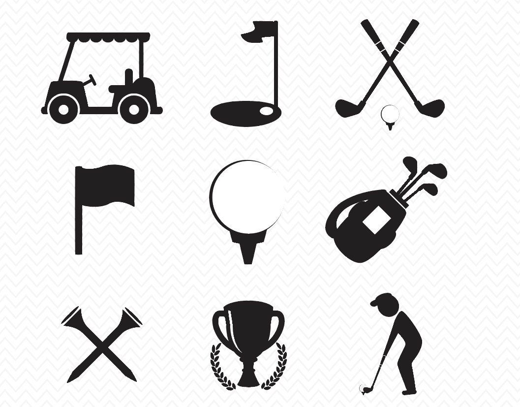 Download Golf SVG files Silhouette Cameo or Cricut Explore Golfing