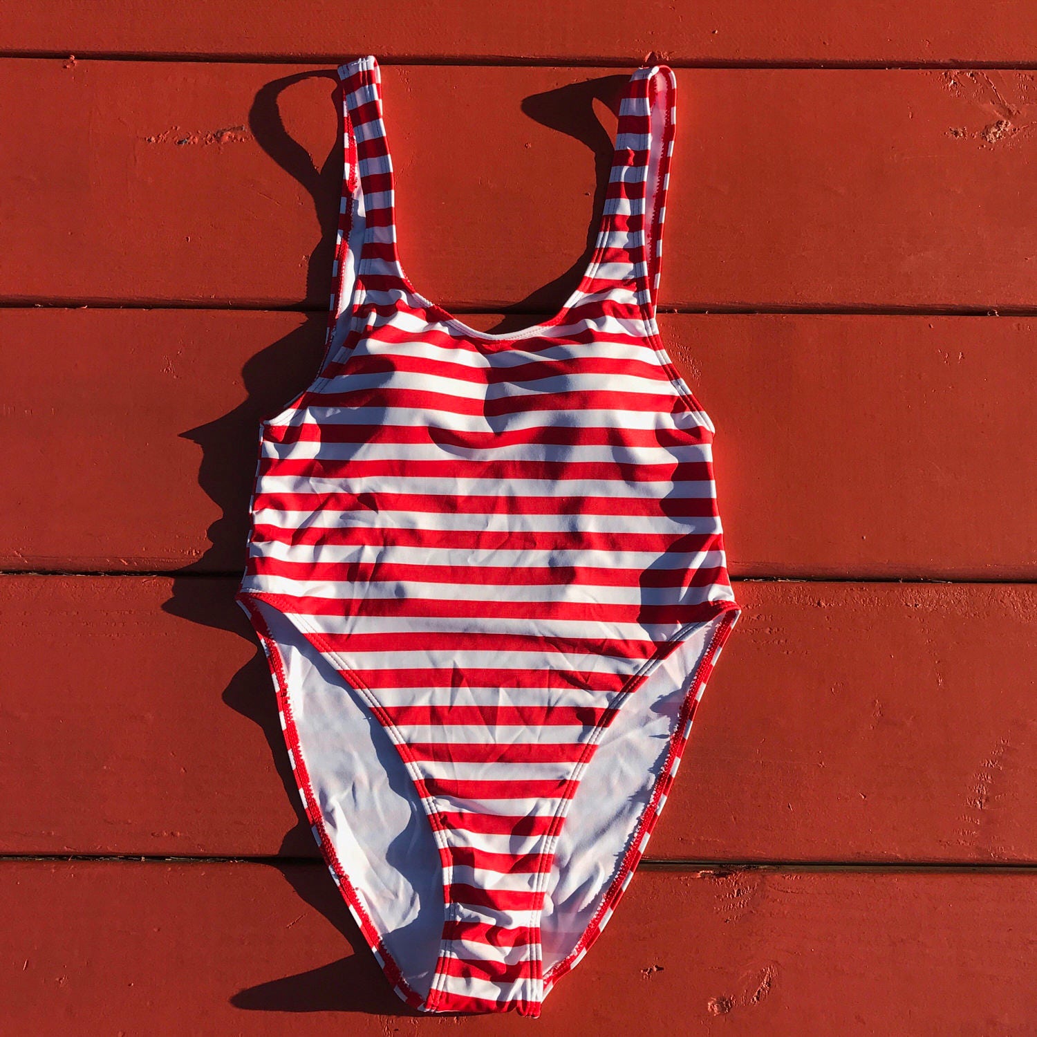 STRAWBERRY High Rise One Piece Swimsuit