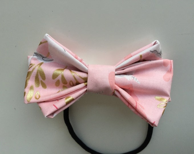 Majestic Unicorn fabric hair bow or bow tie