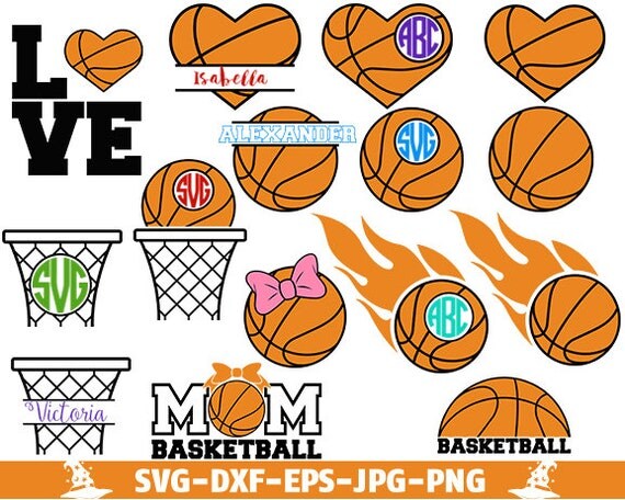 Download Basketball SVG Cut Files Basketball Love SVG Basketball Ball