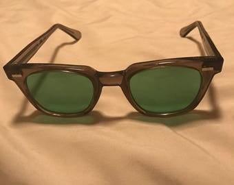 1960's Horn Rimmed American Optical safety Glasses