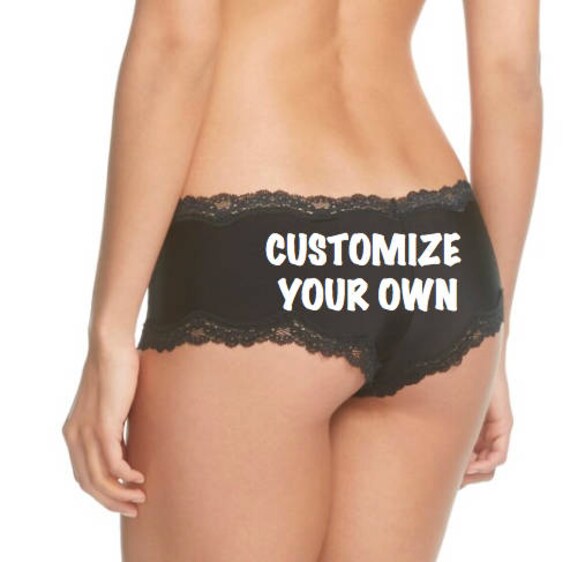 Customize Your Own or for a Friend Underwear, FAST SHIPPING