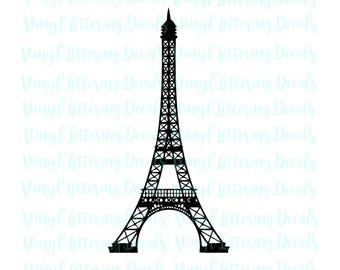 Eiffel Tower svg Paris | Cutout, Vector art | Cricut, Silhouette Cameo, die cut, instant download | Digital Cut, Print Files,