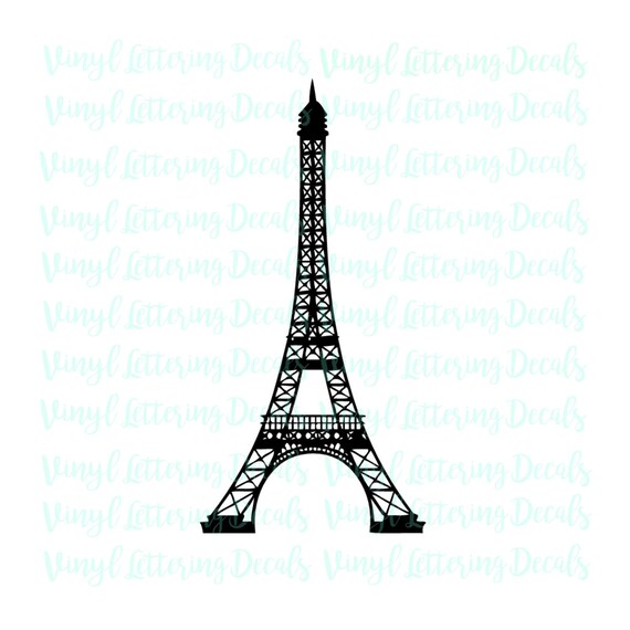 Eiffel Tower svg Paris Cutout Vector art Cricut