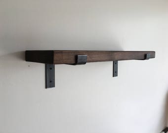 SET OF 3 - Modern Industrial Shelf, Industrial Shelves, Rustic Shelf, Rustic shelves, Iron Brackets