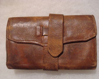 Civil War ID'd Wallet Portfolio ID'd to Solomon H. Jones who served with the 4th Massachusetts Cavalry