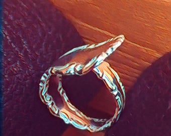 Sterling Silver Spoon Ring