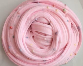 Simpsons Donut Slime /Fluffy Slime / Most Popular / 4oz 8oz 12oz / Party Favors / Kids Gifts / Stretchy / Custom Made / Foam Balls /