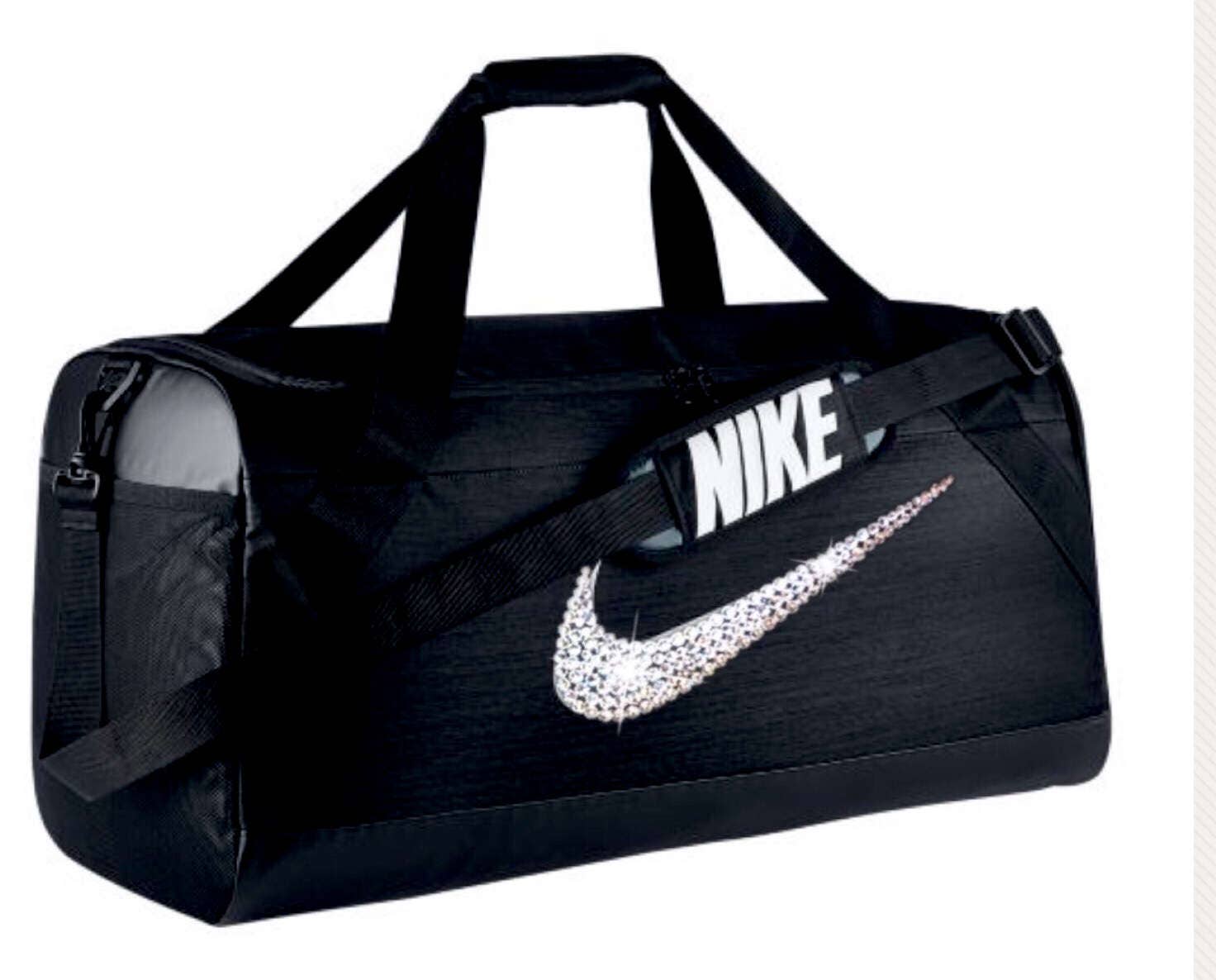 Swarovski Custom Nike Brasilia Large Duffel Bag Embellised