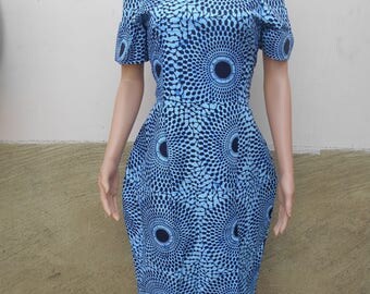 Ankara dress, Ladies outfit, Women's clothing, African wear, Dashiki dress, African Fabric, Angelina dress, Kente, Kitenge, Nsubura outfit