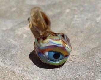 Glass Eyeball Smoking Pipe, Tobacco Pipe, Glass Pipes, Unique Pipes, Eye Pipe, Glass Smoking Pipe