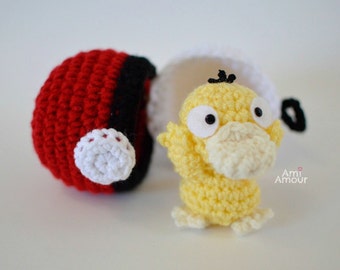 Psyduck Amigurumi Doll Pokemon Plush chibi