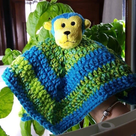 Plush Toy Security Blanket gehaekeltes by aurorascorner on Etsy