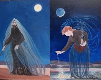 Diptych: The Ghost and the Spirit - Hades and Persephone 2015