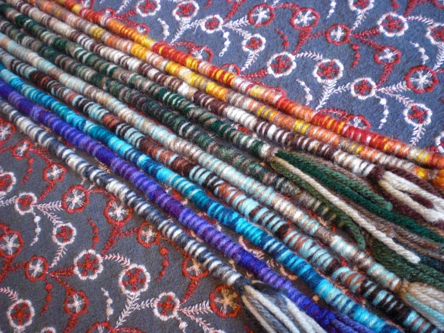 Ready To Ship Random Wrappy Style Yarn Hair Wrap Extension