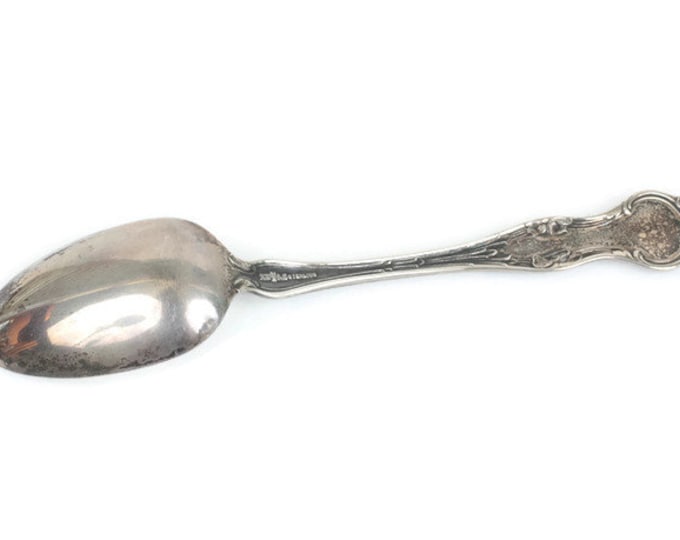 Antique R Wallace and Sons Sterling Teaspoon Violet Pattern