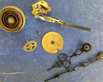 Seth Thomas Clock Parts Found In Old Watchmaker's Desk from Rustysecrets