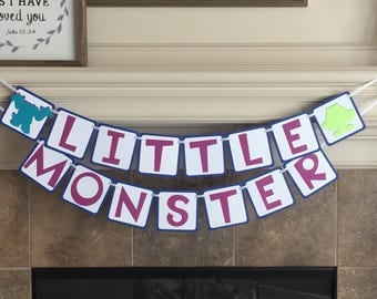Monster Inc Baby Shower - Monster Party - Monster Inc Banner - Monster Inc Birthday Banner - Birthday Banner - Baby Shower Decorations