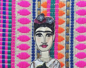 Frida Kahlo flowers self portrait mexican artist surreal