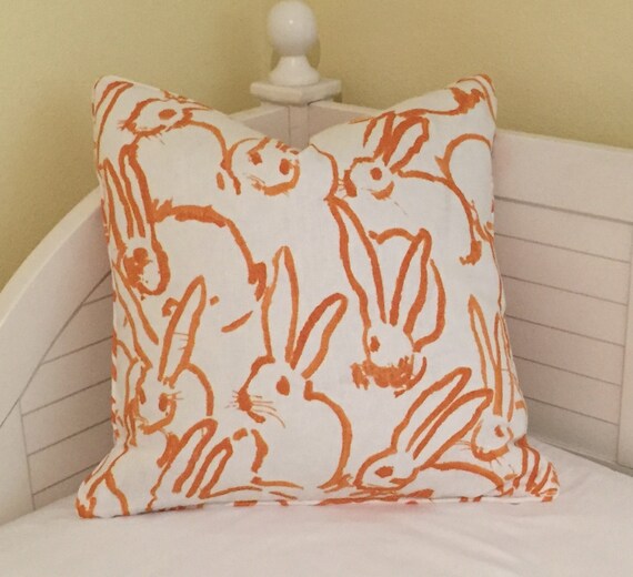 Groundworks Bunny Hutch on Both Sides Designer Pillow Cover