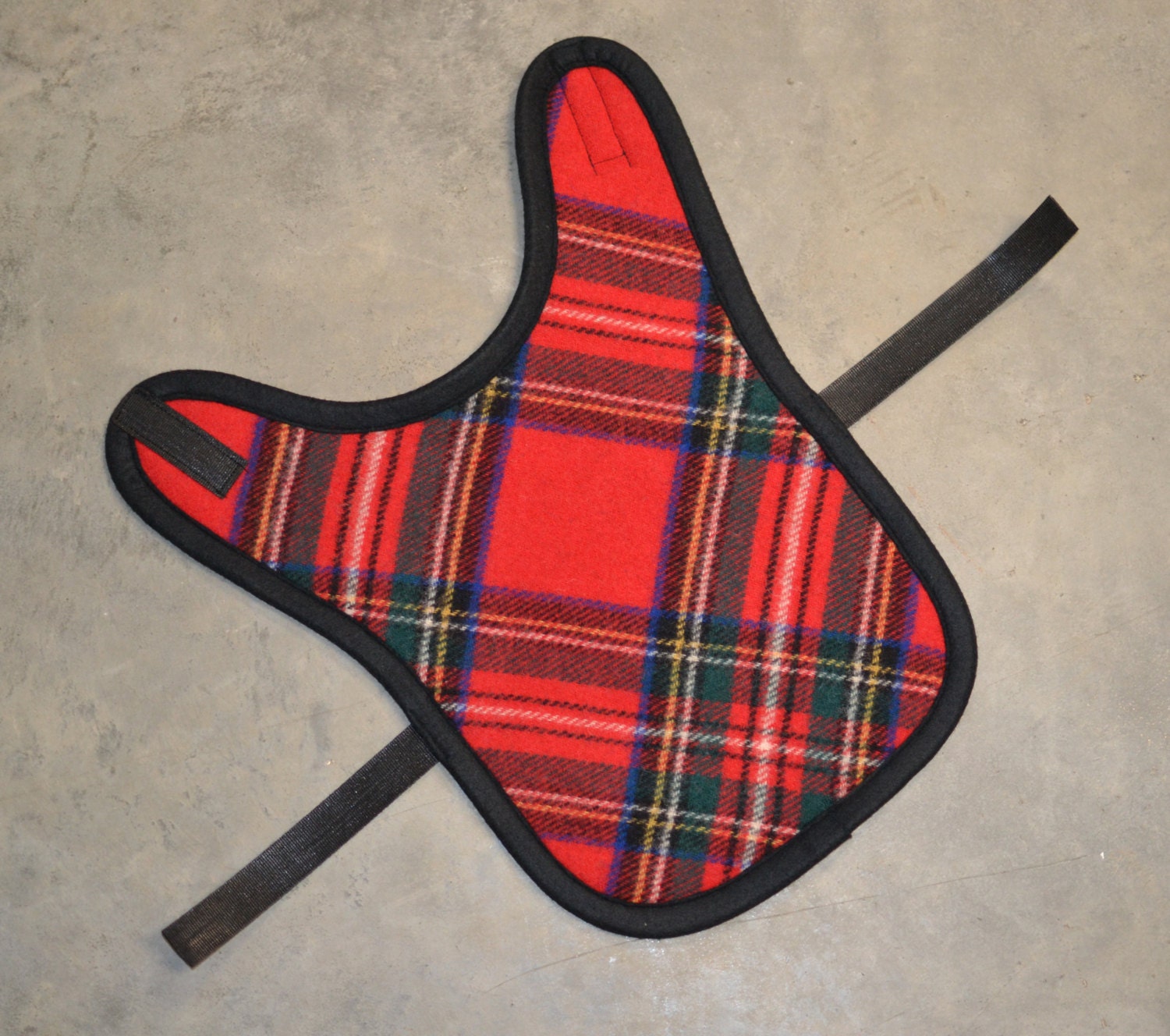 Wool Dog Coat Red Royal Stewart Plaid Dog Coat by FilbertFashions