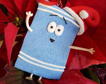 South Park Inspired Towelie Polymer Clay Christmas Ornament