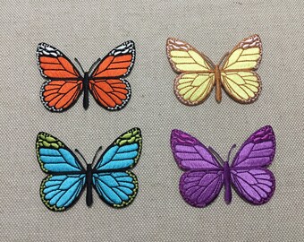 Iron-on Patch, Butterfly Patch, Embroidered Patch for Jeans, Backpack, Shoes